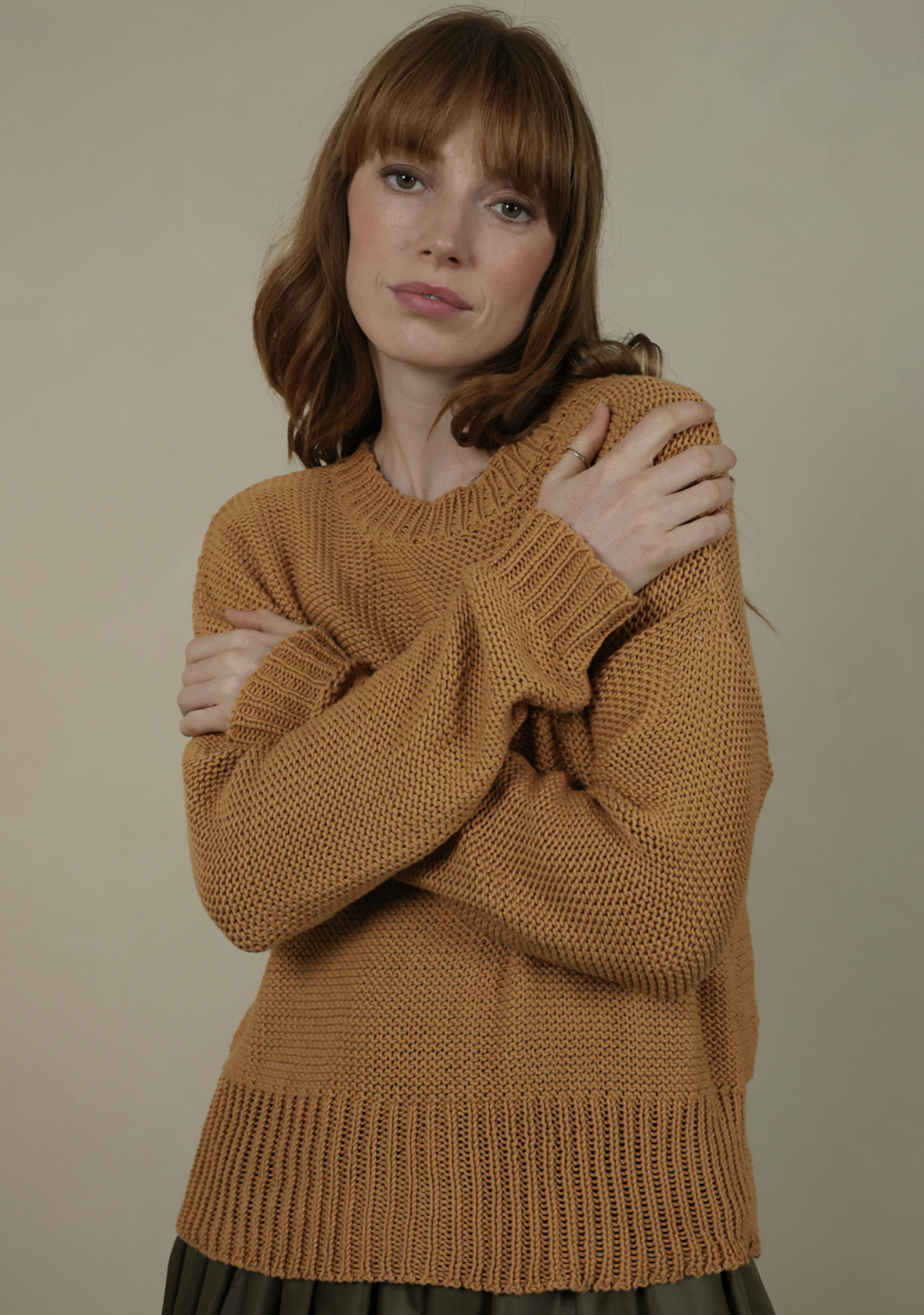 LORA GENE, Amber Bio-Cotton Sweater