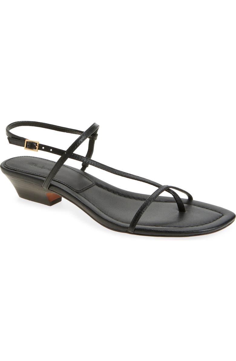 The Maycie Asymmetric T-Strap Sandal