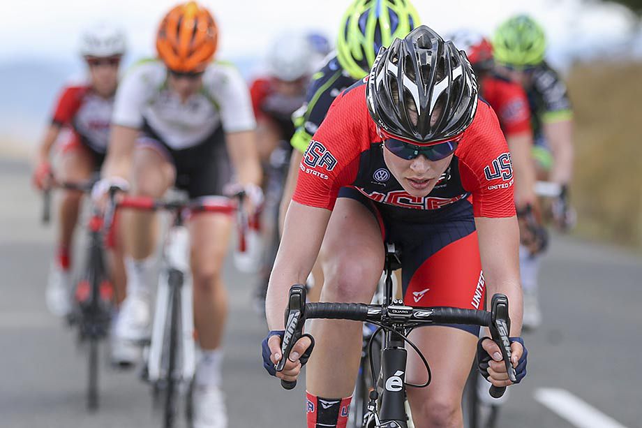 Tayler Wiles was working hard to get the break going