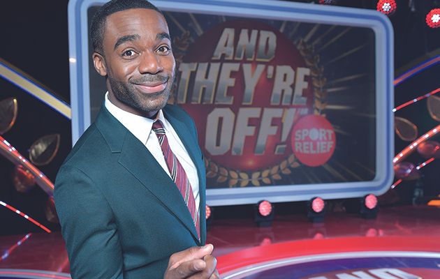 Former Strictly champ Ore Oduba leaves the nifty footwork to other celebs as they slip and slide their way round an obstacle course in this six-part series leading up to Sport Relief 2018.