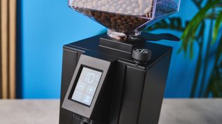 The Eureka Mignon Specialita coffee grinder touch screen