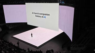 tm roh on stage at samsung galaxy unpacked