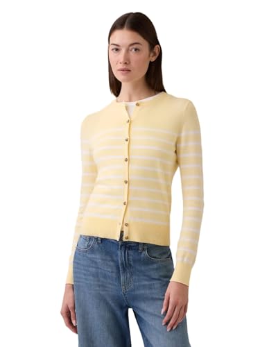 Gap Womens Crewneck Cardigan Maize M