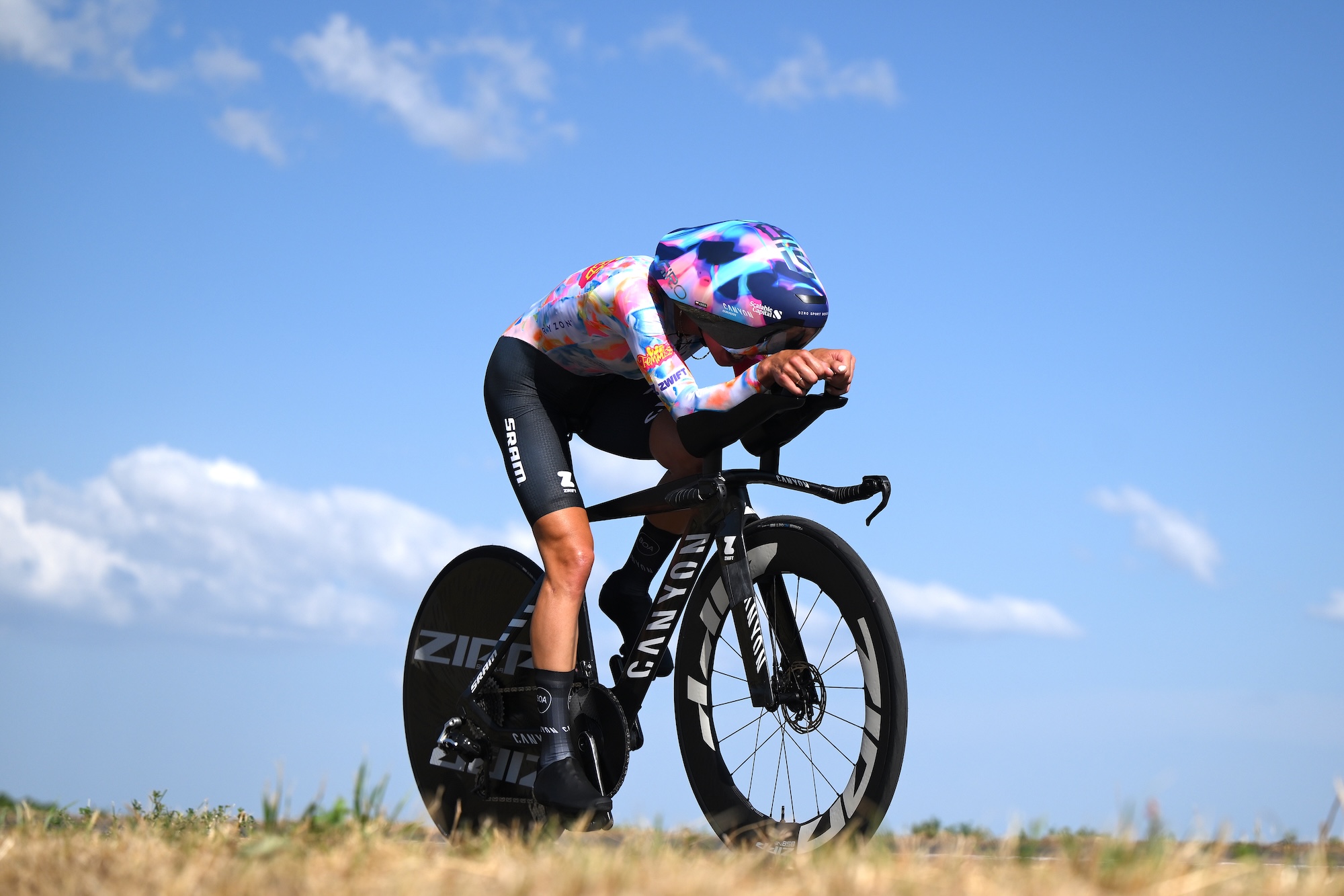 Katarzyna Niewiadoma-Phinney of Poland and Team Canyon//SRAM Racing during the 5th Tour de France Femmes 2026, Stage 4
