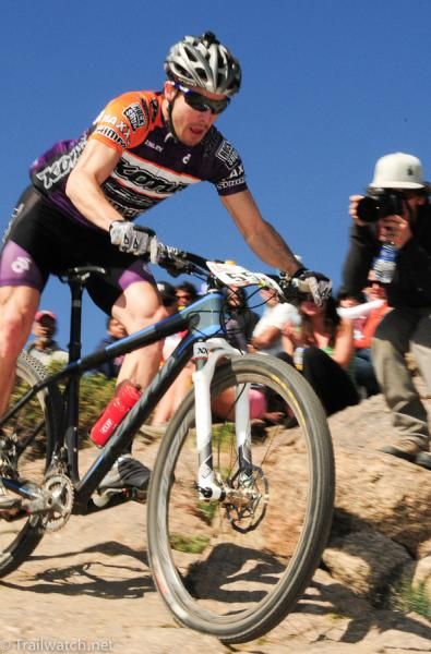 Spencer Paxson (Kona) riding a 55-minute lap