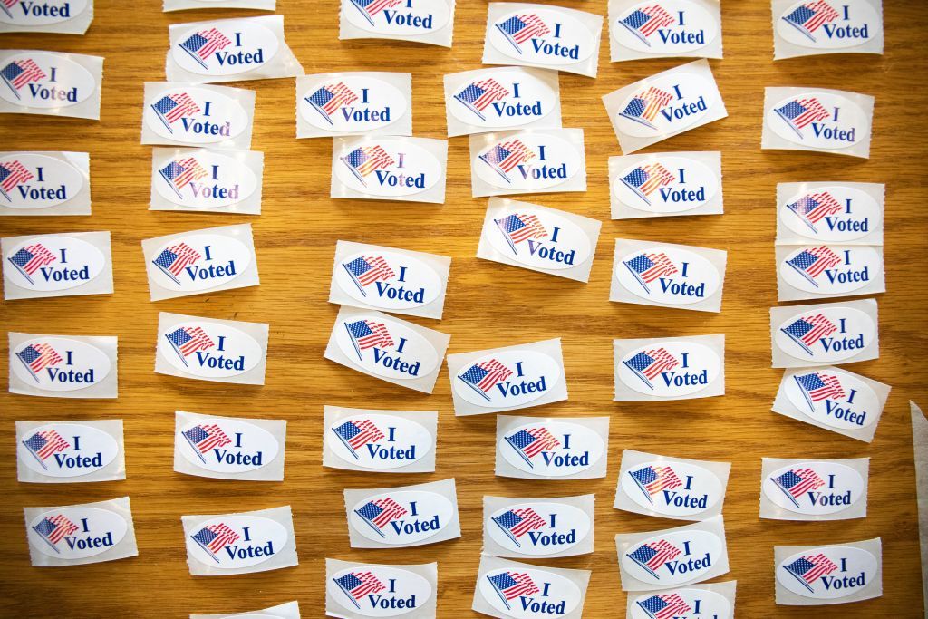 &amp;quot;I Voted&amp;quot; stickers.