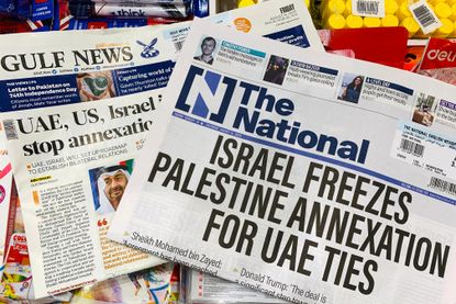 The National and Gulf News announce landmark deal between the UAE and Israel.