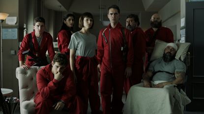 Money Heist production still, shows like Money Heist