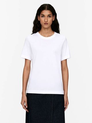 Crew-Neck T-Shirt - White - Arket Gb