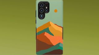 Casely Galaxy S22 Endless Peaks/Colorblock Mountain Case