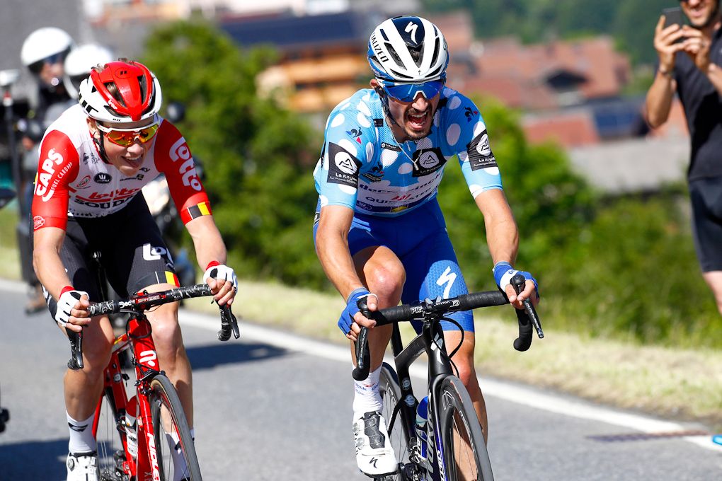 Julian Alaphilippe secured the polka dot jersey with a final attack at Criterium du Dauphine