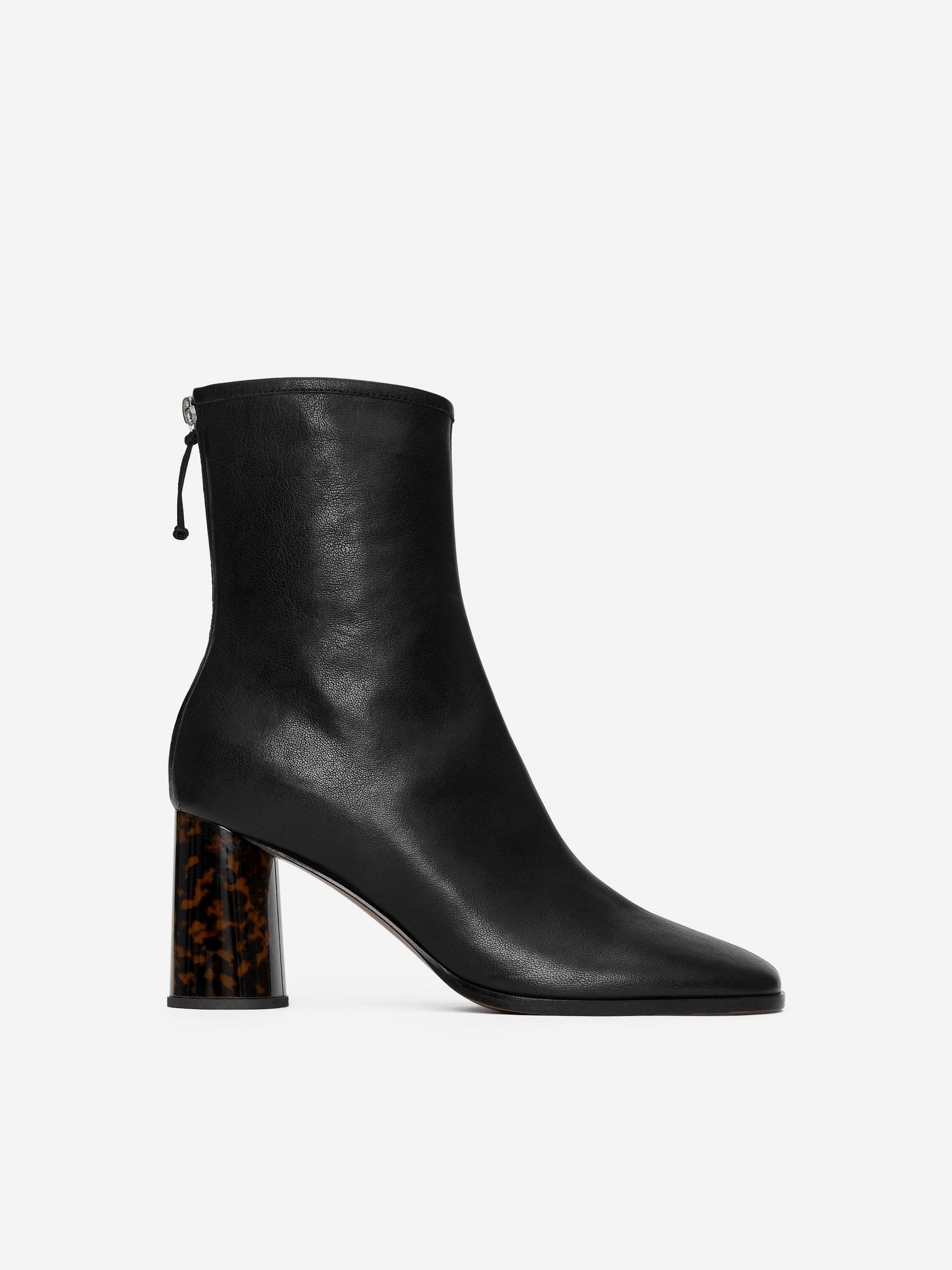 Tortoise-Heel Sock Boots &amp;ndash; Black &amp;ndash; Women &amp;ndash; Arket Gb