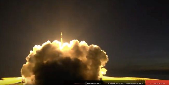 Rocket Lab Launches 3 Experimental Satellites for US Air Force