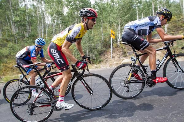 The yellow jersey of Johann Tschopp (BMC Racing Team)