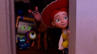 Jessie and the other toys look ahead in Toy Story 5.