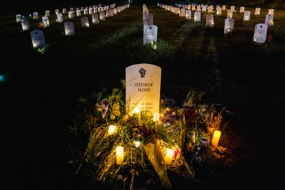A George Floyd memorial