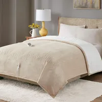 Degrees of Comfort Sherpa Plush Heated Blanket Full Size: was $99 now $59 @ Amazon