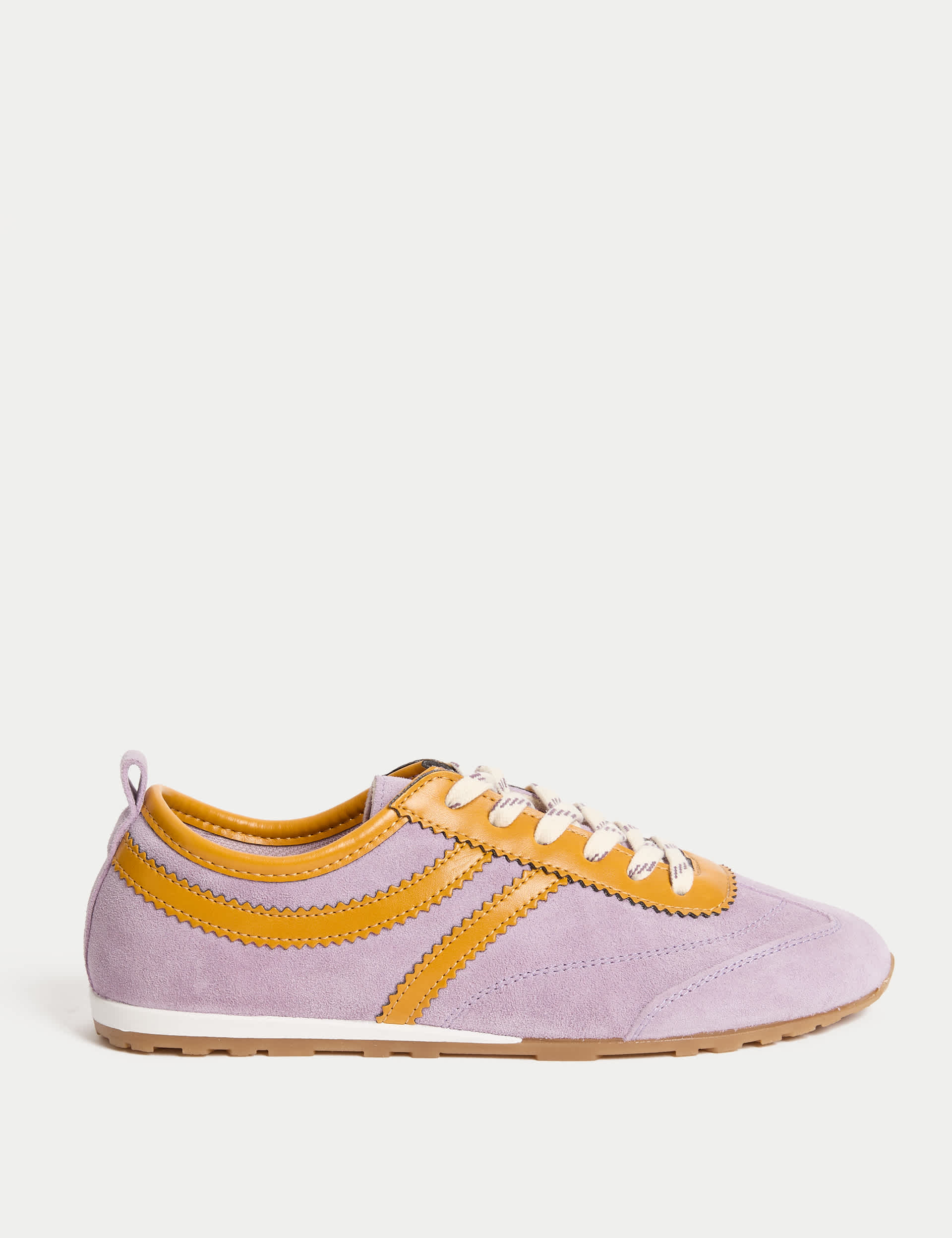 Suede Side Stripe Retro Runner Trainers