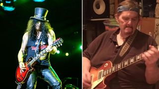 Slash (left) and Howard Alexander Dumble