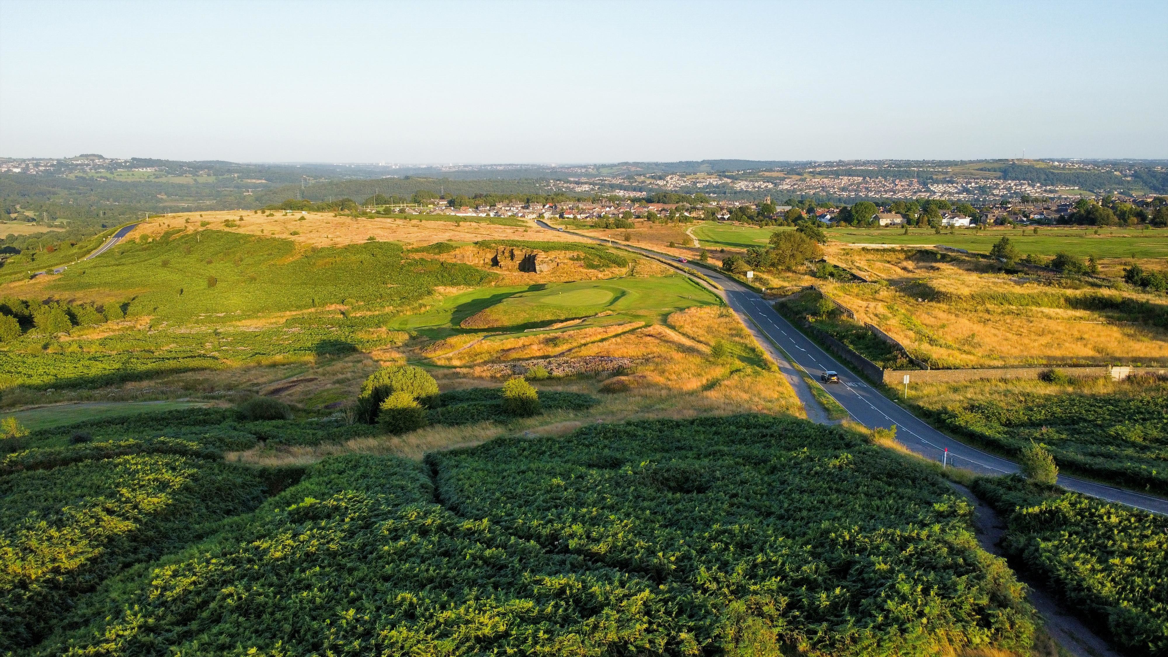 The 2nd hole at Baildon Golf Club