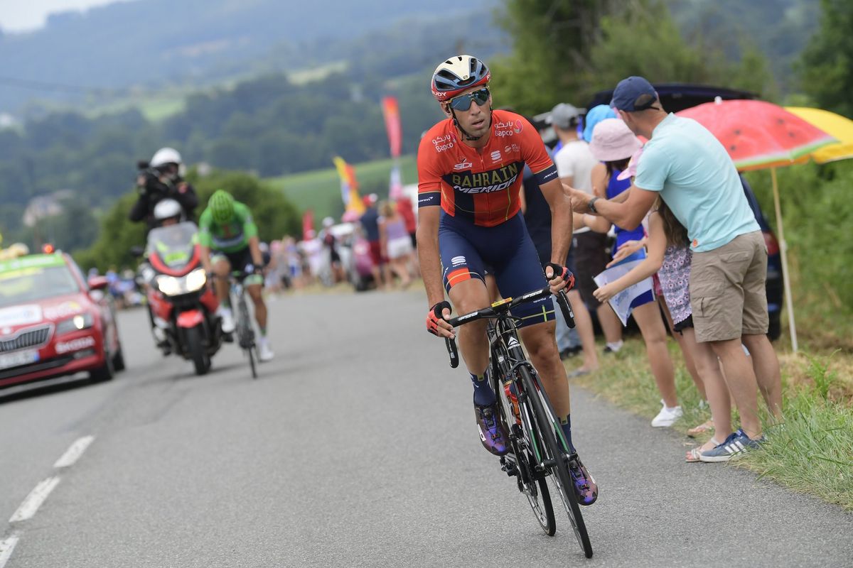 Nibali drops Sagan on the first climb of the day