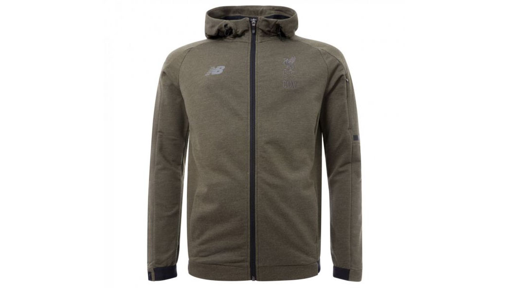 new balance sportswear mens green hoody