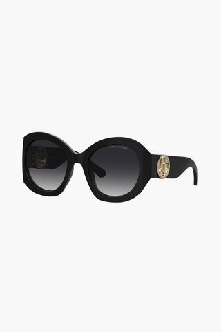 Marc Jacobs The Crystal J Marc Oversized Sunglasses