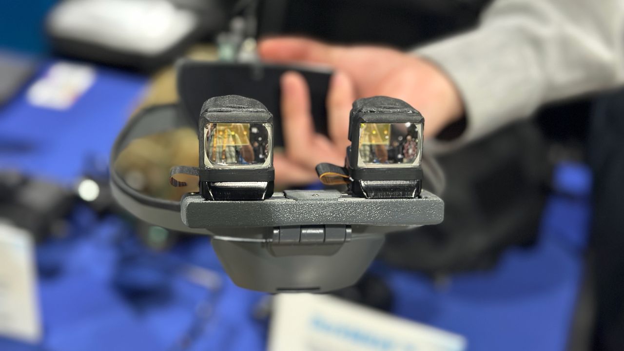 Photo of the Kopin NeuralDisplay prototype OLED