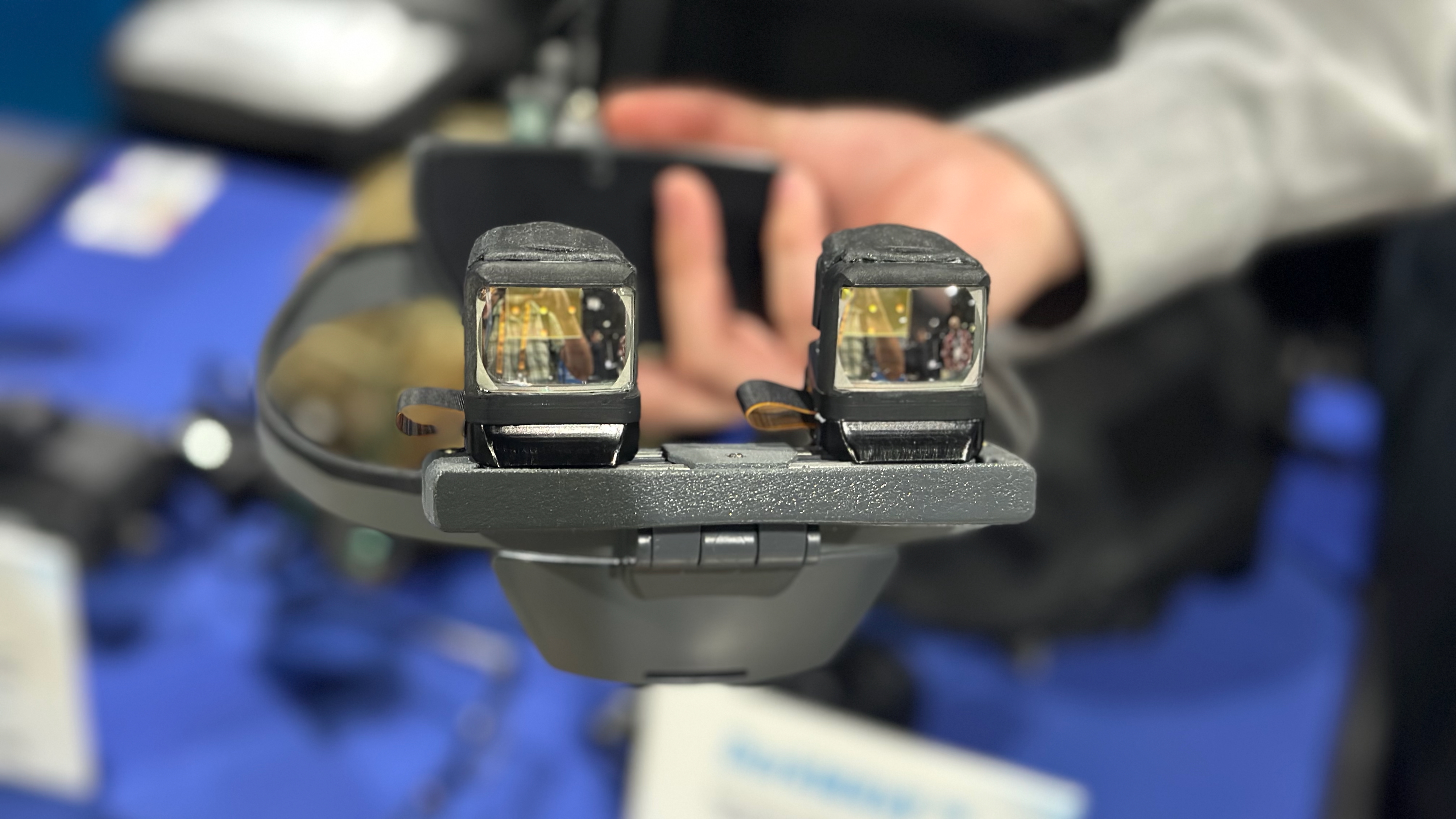 Photo of the Kopin NeuralDisplay prototype OLED