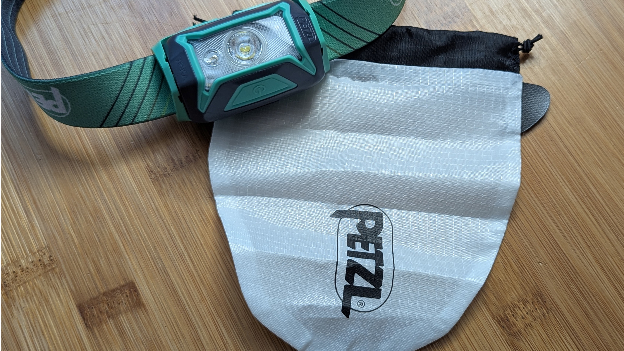 Tikka Core and the supplied storage sack during review