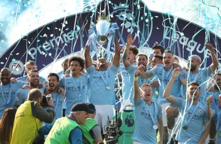 Guardiola's side won the title with 100 points in 2018 and then claimed an unprecedented domestic treble the following year