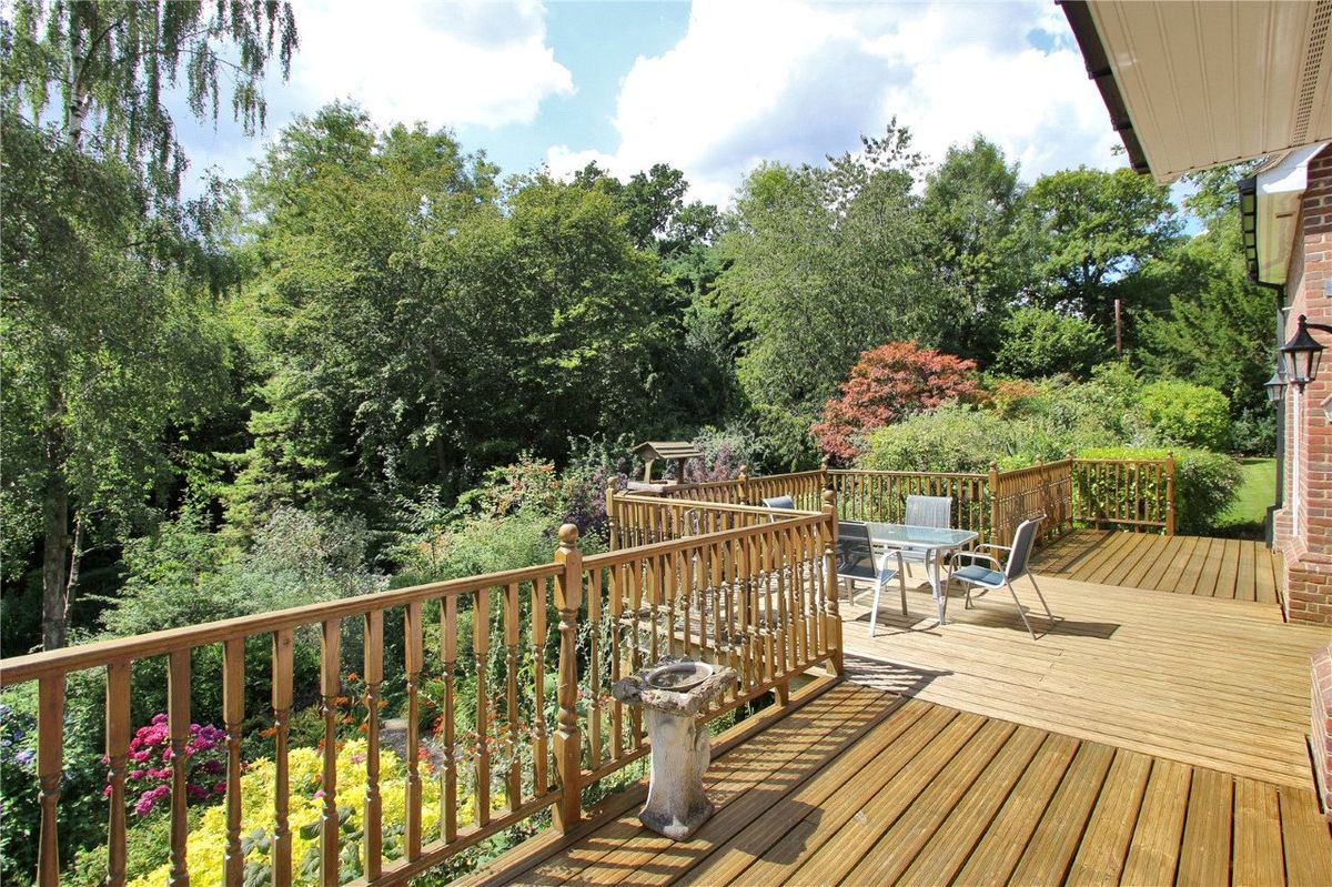The decking the patio was to replace