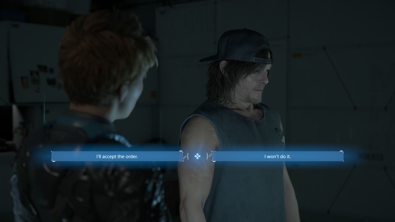 Death Stranding 2 I won't do it choice