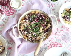 Pasta with radicchio