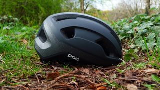 POC Omne Lite helmet pictured from the side