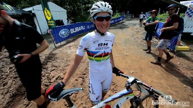 Julie Bresset - world champion stripes, an olympic gold medal and a rather special BH hardtail