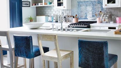 Mismatched discount counter stools