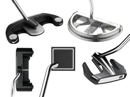 Montage of various different putters