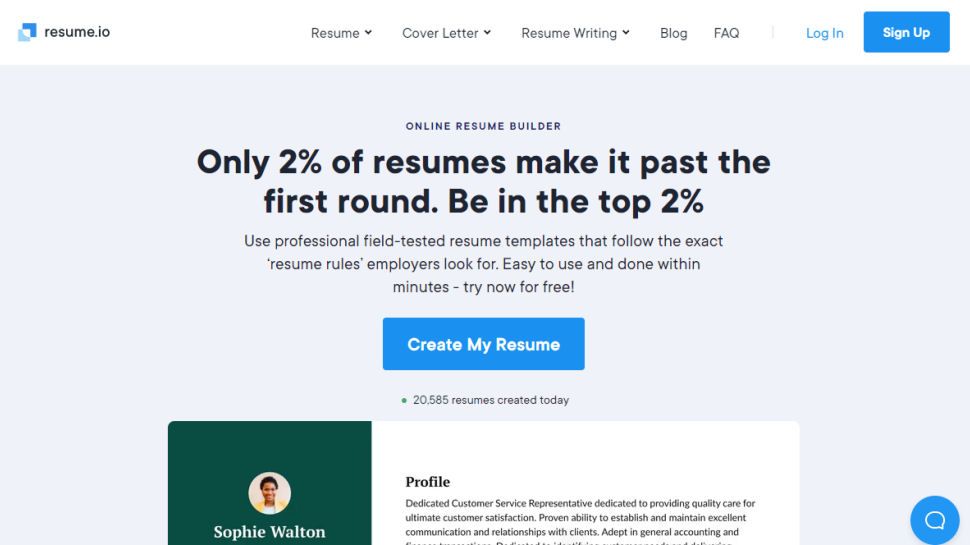 Best resume builder of 2024 TechRadar