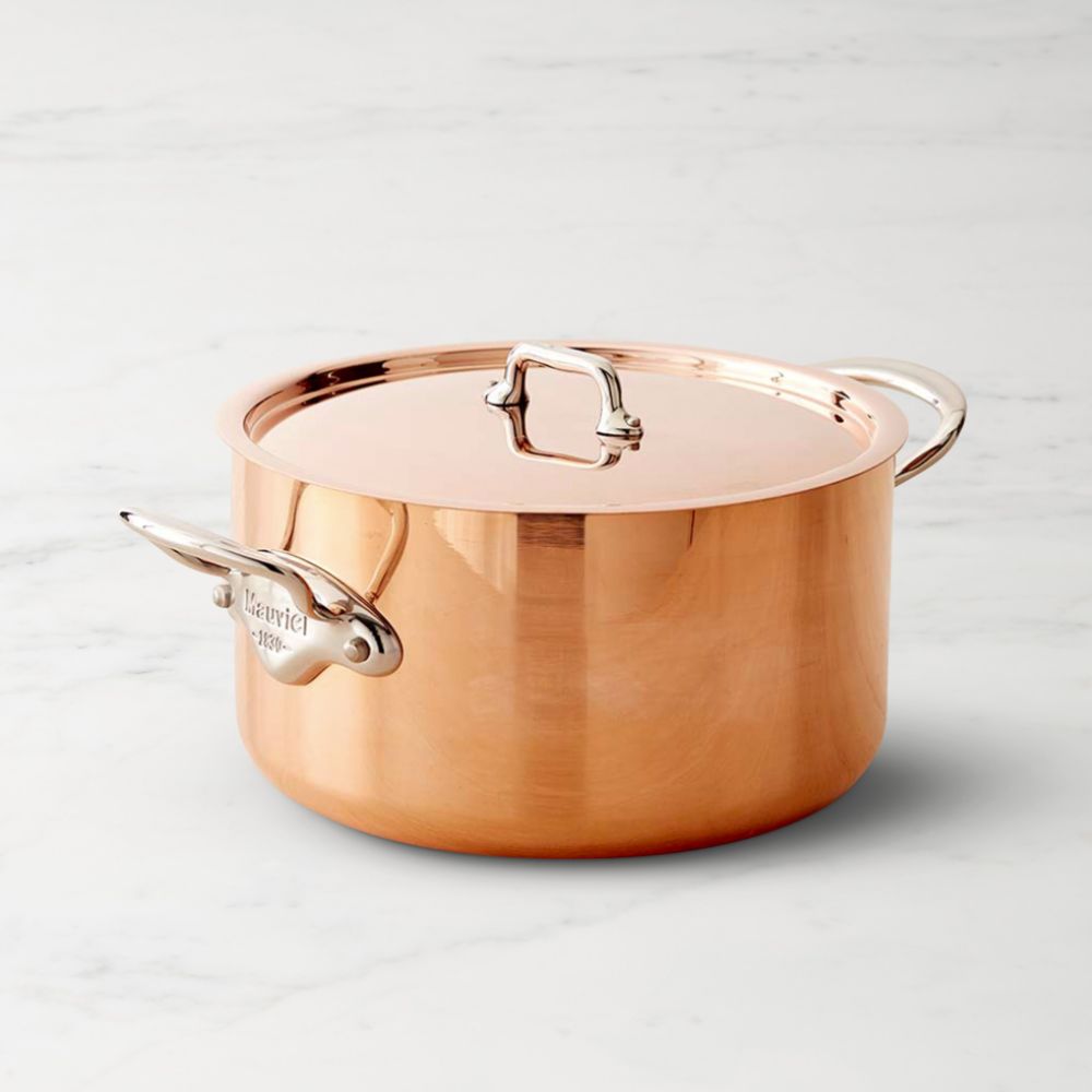 Copper stock pot
