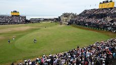 A scene from the 150th Open at St Andrews