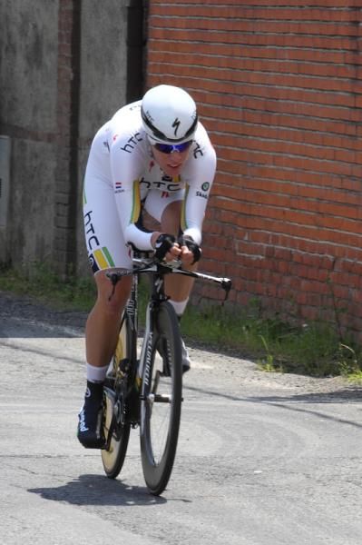 Ellen van Dijk (HTC-Highroad) finished fifth.