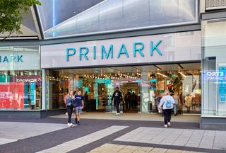 Exterior of the world's largest Primark store in Birmingham, UK