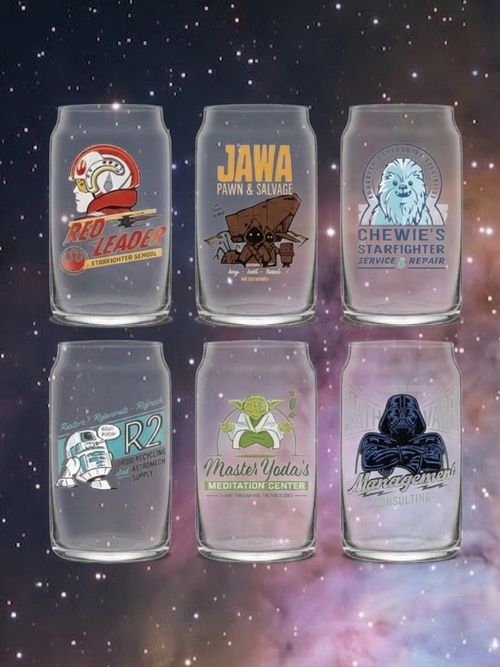 Star Wars Retro 16.9oz Glass Tumblers