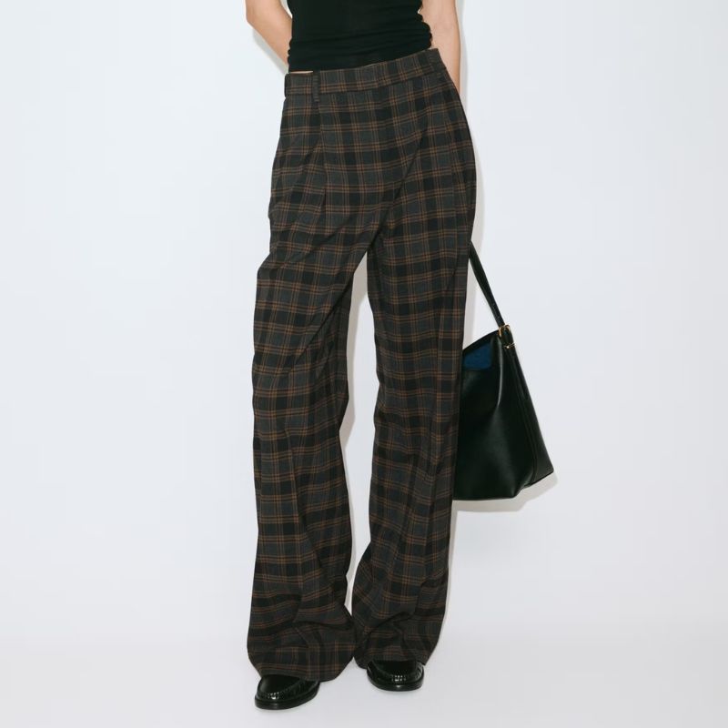 Image of checked trousers