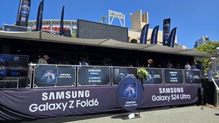 Samsung's Comic-Con booth