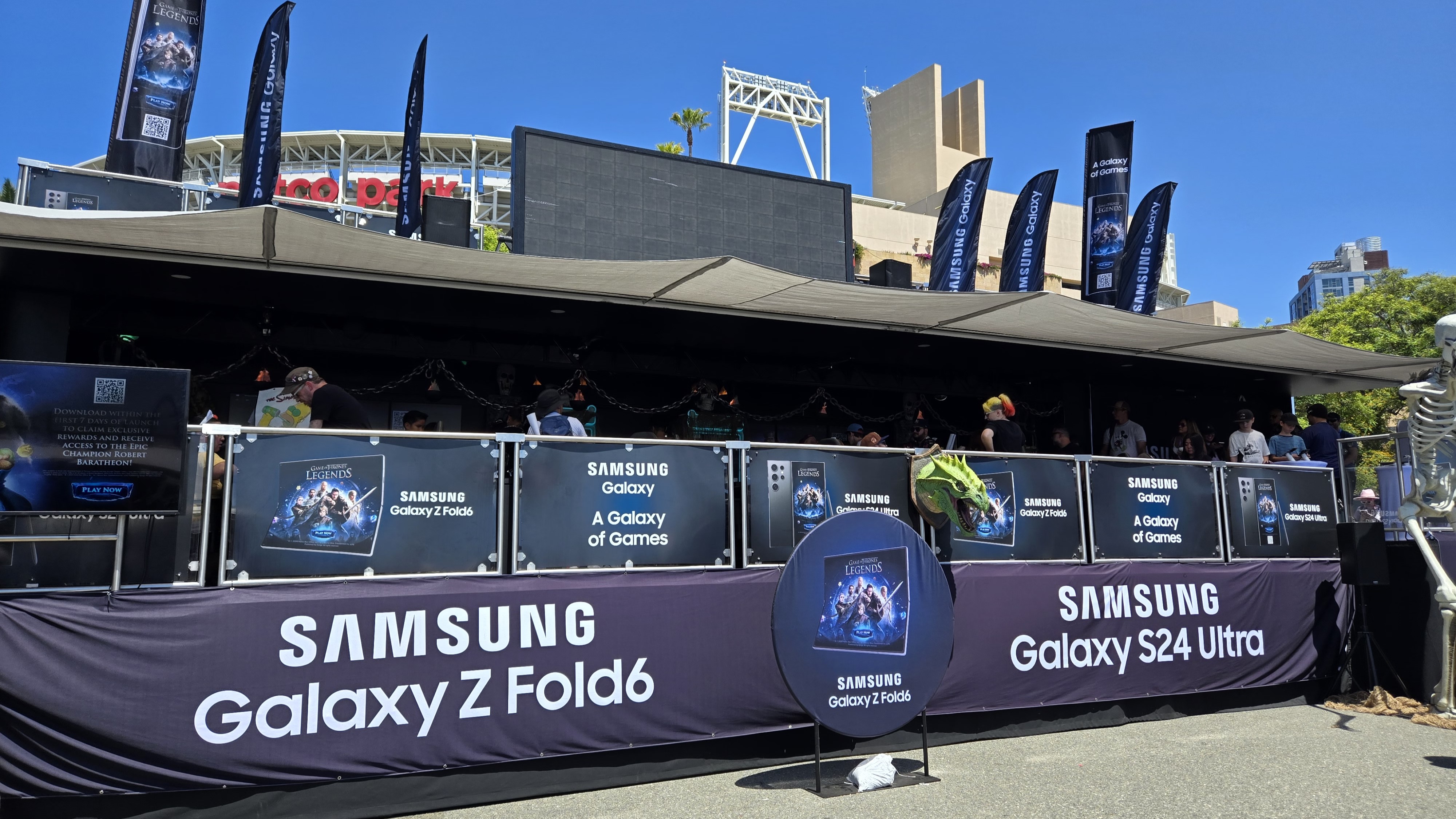 Samsung's Comic-Con booth