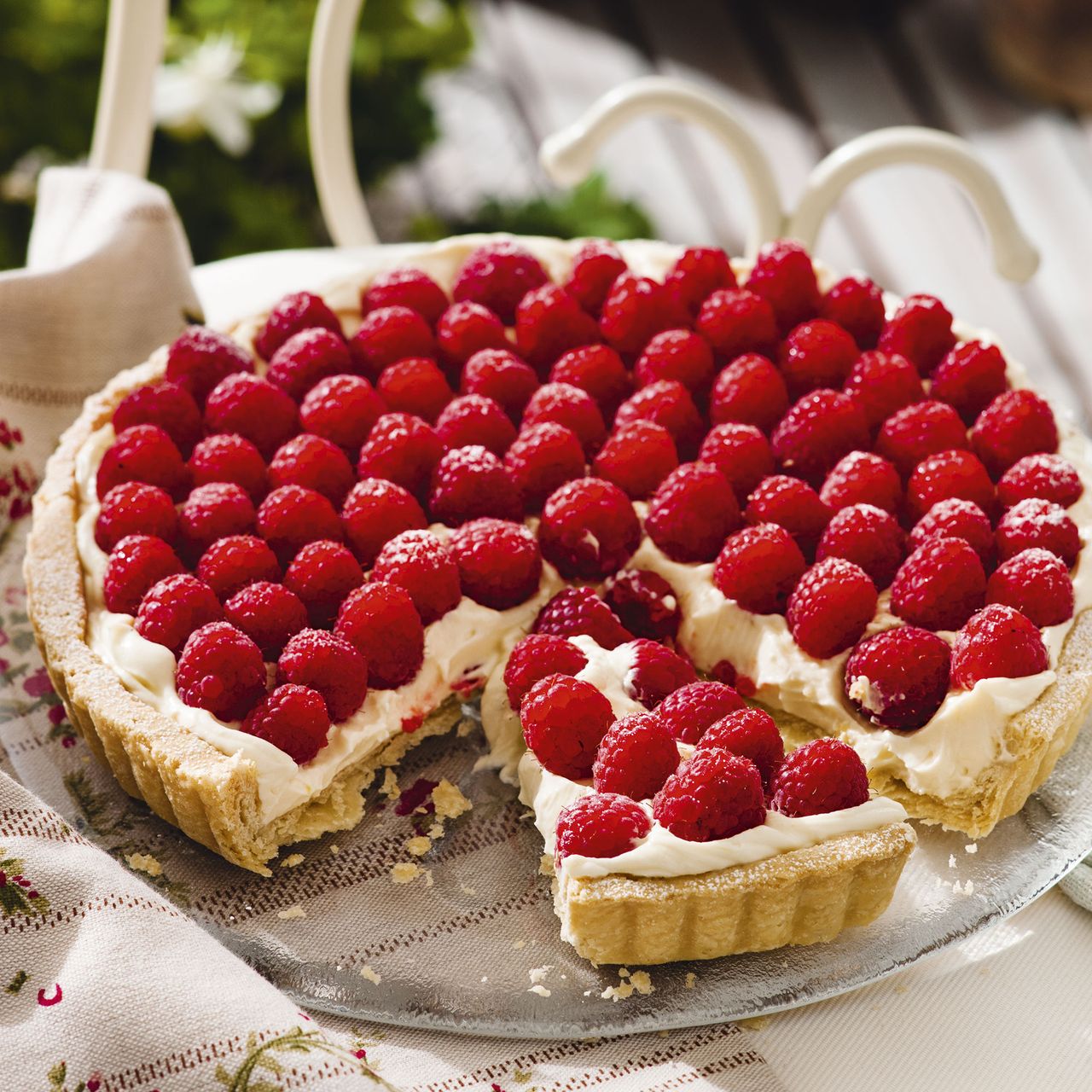 Lemon and Raspberry Tart - Easy desserts - summer recipes - woman&amp;home July 2013