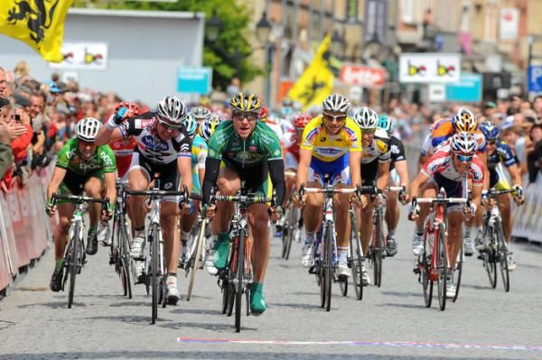 Aidis Kruopis (Landbouwkrediet) comes to the line in Ypres