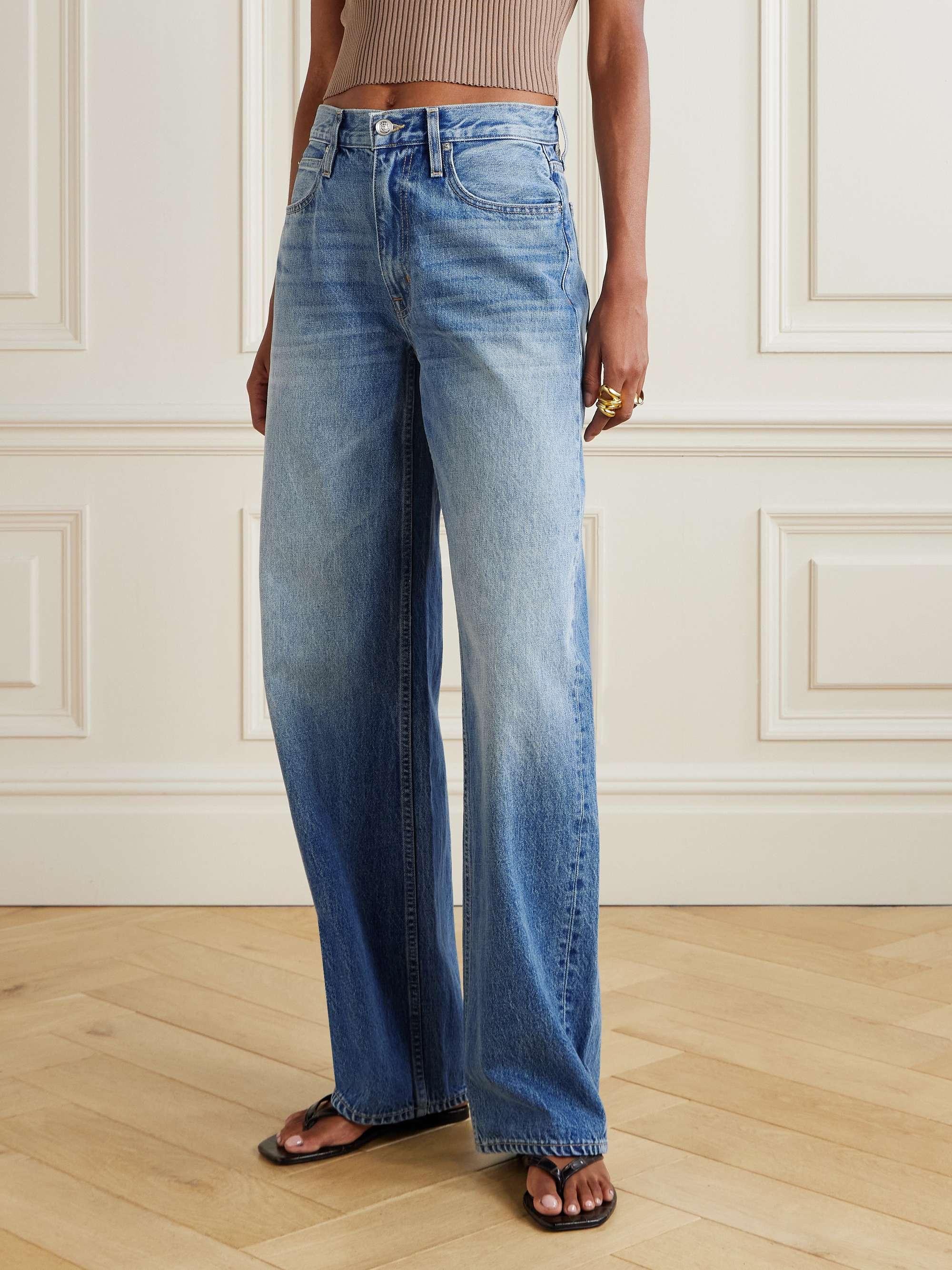 Cassie High-Rise Wide-Leg Jeans